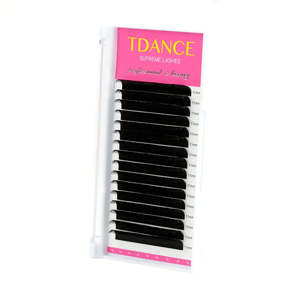TDANCE Classic Eyelash Extension 16 Rows Soft Faux Mink Lashes Russian Volume Makeup Eyelashes Professionals Individual Eye Lash
