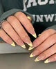 Handmade Almond Red Acrylic Nails Glue on Press for Valentine