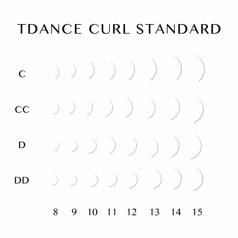 TDANCE Classic Eyelash Extension 16 Rows Soft Faux Mink Lashes Russian Volume Makeup Eyelashes Professionals Individual Eye Lash