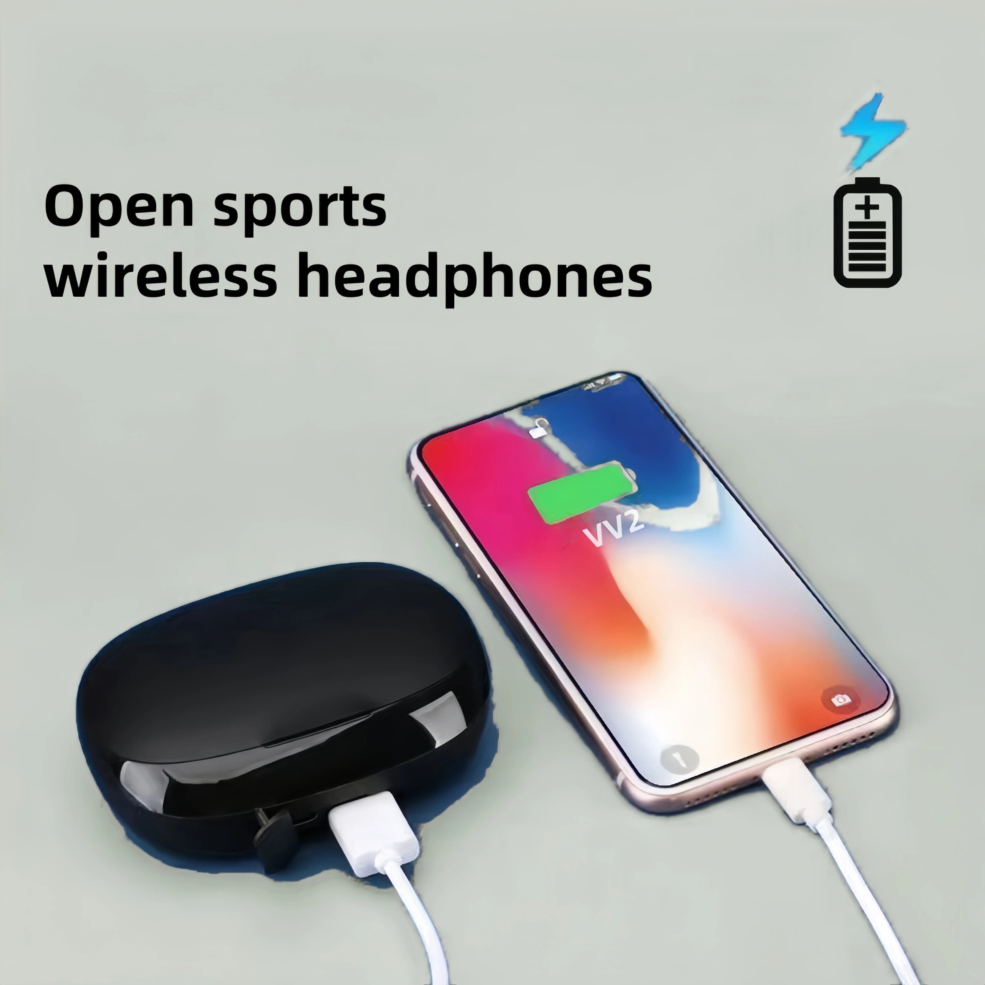 SP16 over the ear Bluetooth earphones with long battery life, digital display noise reduction, sports wireless earphones