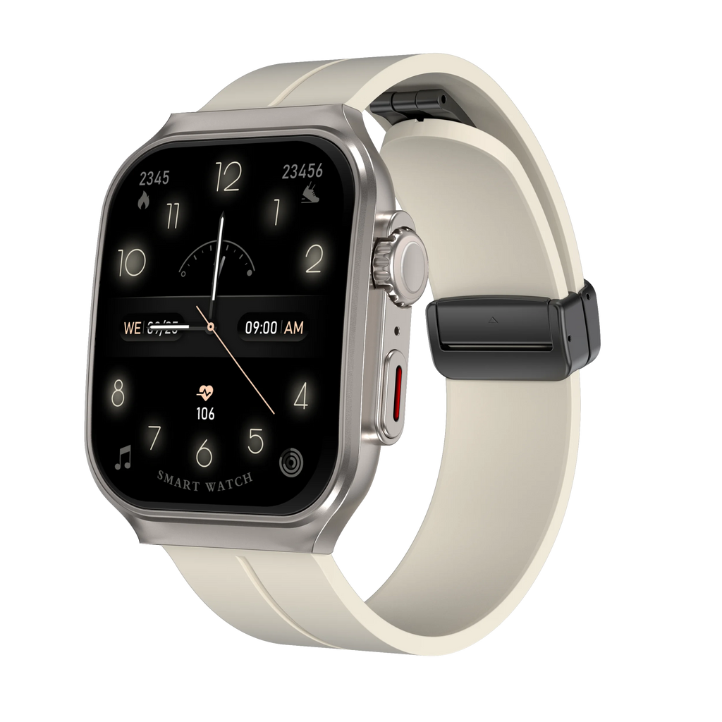 Smart Watch 2.01" Curved AMOLED Screen 3D Flexible Design 120+ Sports Modes Long Battery Life Watch for Daily & Sports Use
