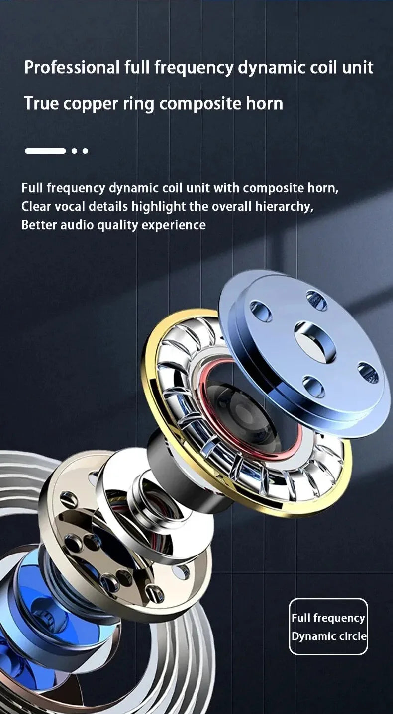 Original Drahtlose Kopfhörer Ture Drahtlose Ohrhörer Ohr Haken Sport HiFI Stereo Wasserdichte Headset Mit Mikrofon TWS Kopfhörer