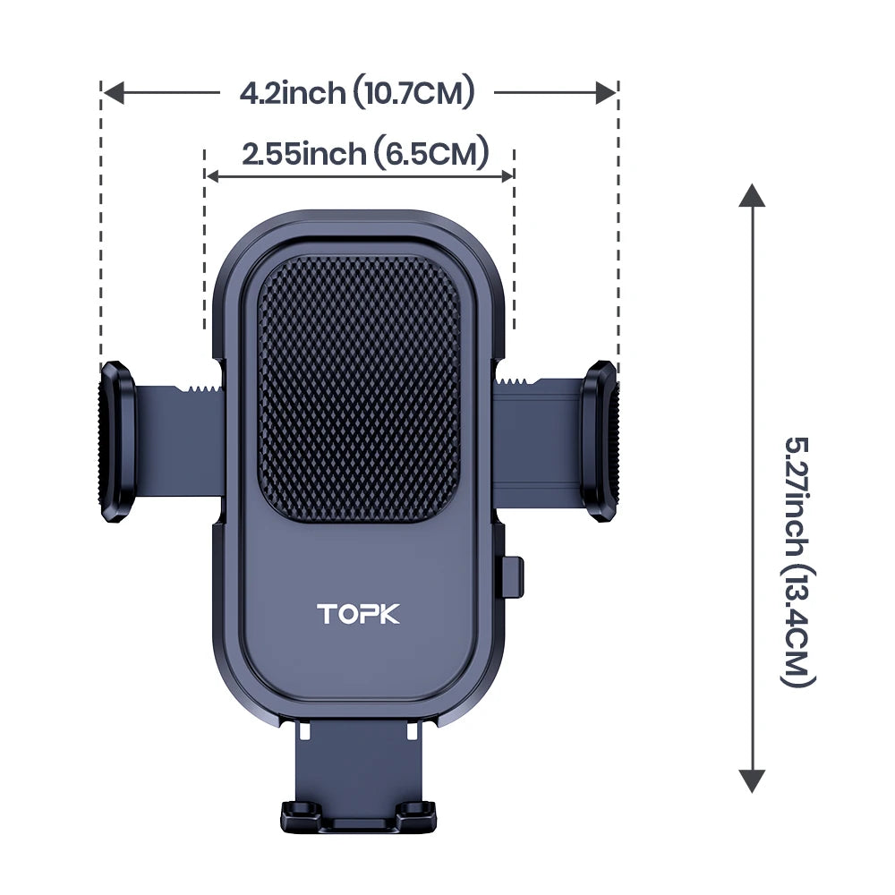 TOPK Universal Car Phone Holder Gravity Car Holder For Phone In Car Air Vent Clip Mount Smartphone Holder
