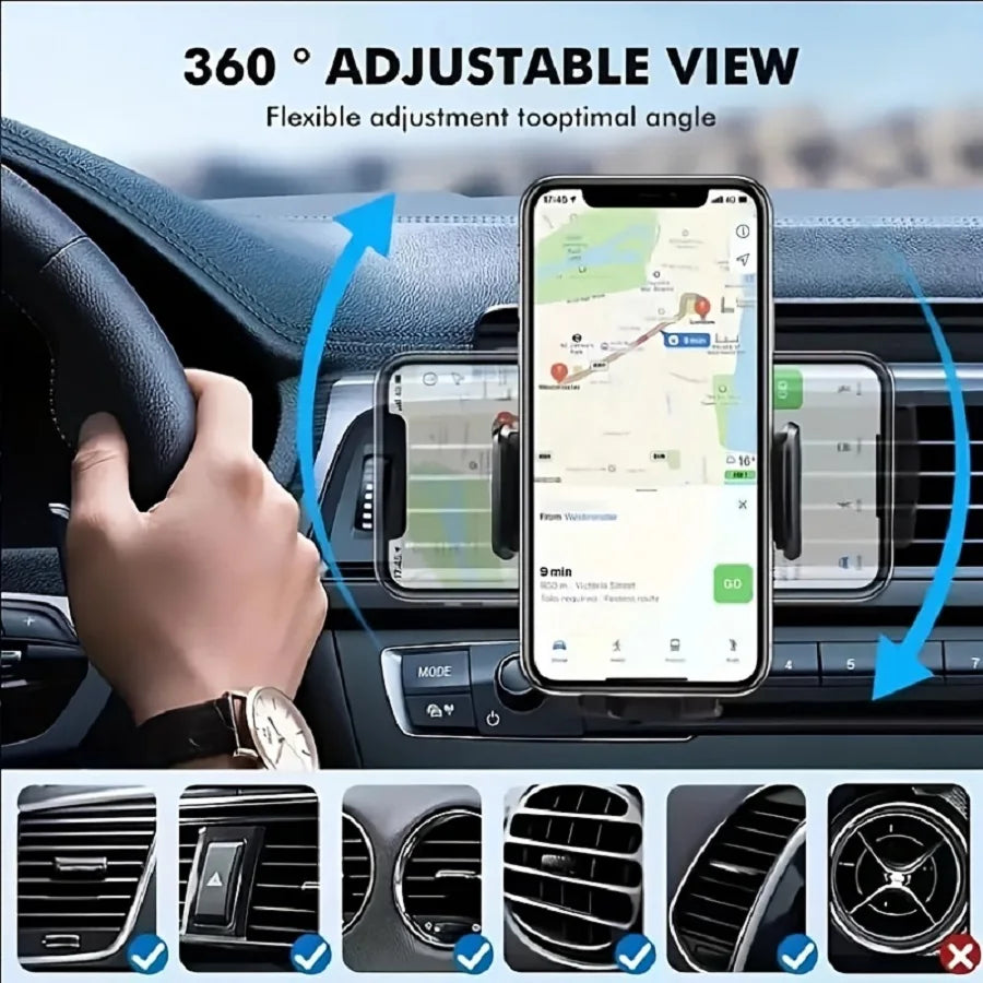 Car Phone Bracket- Automatic Gravity Multifunctional Universal Holder for Air Outlet Navigation