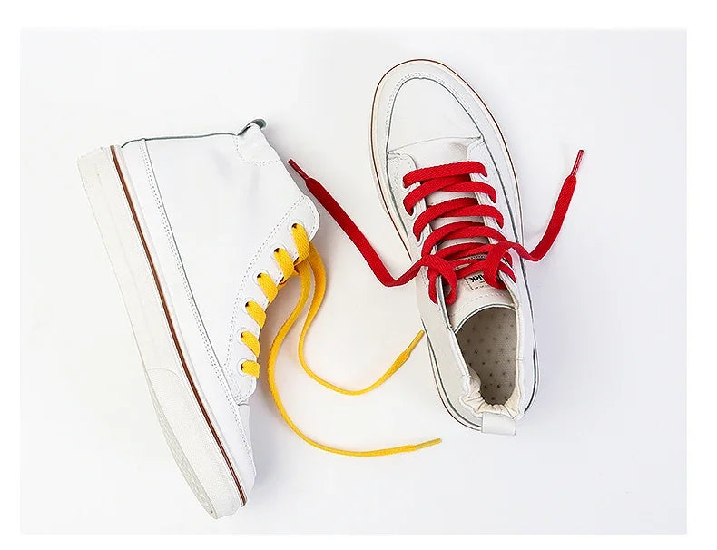 1 Pair Flat Shoelaces Classic Shoe Laces Fit Fashion Solid Sports Shoelace Casual Unisex Shoe Strings Shoe Accessories AF1