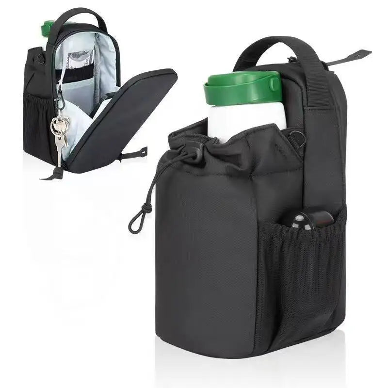 Magnetic Gym Bag Large Capacity Magnetic Carrier Bag With Phone Pocket Portable Gym Water Bottle Pouch Gym Accessories Sport Bag