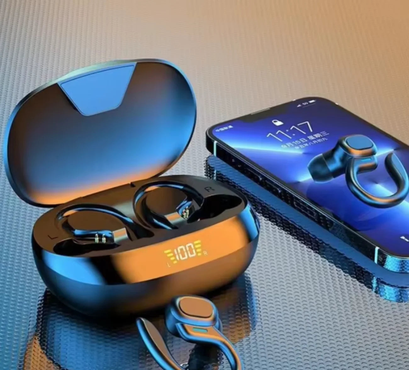 SP16 Series Sports Wireless Earphones BT Over-Ear Buds with Earhooks Running In-Ear Headphones for Fitness And Active Lifestyle