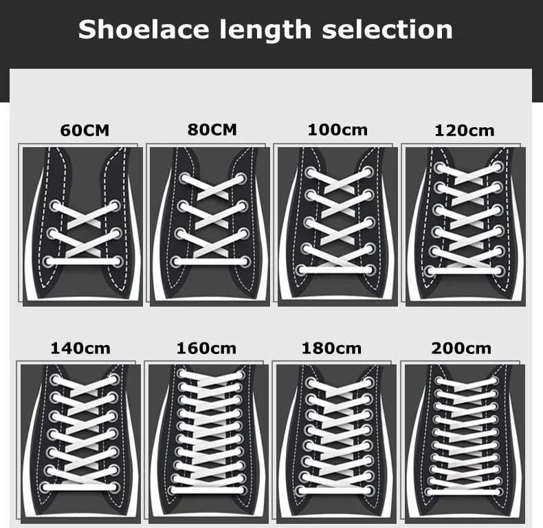 1 Pair Flat Shoelaces Classic Shoe Laces Fit Fashion Solid Sports Shoelace Casual Unisex Shoe Strings Shoe Accessories AF1