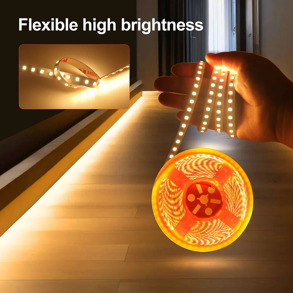 LED Strip Light 2835 24V 5m 10m RA98 2700K 3000K 3500K 4000K 5000K 6000K Flexible Tape Stripe Super Bright 120LED Home Lighting