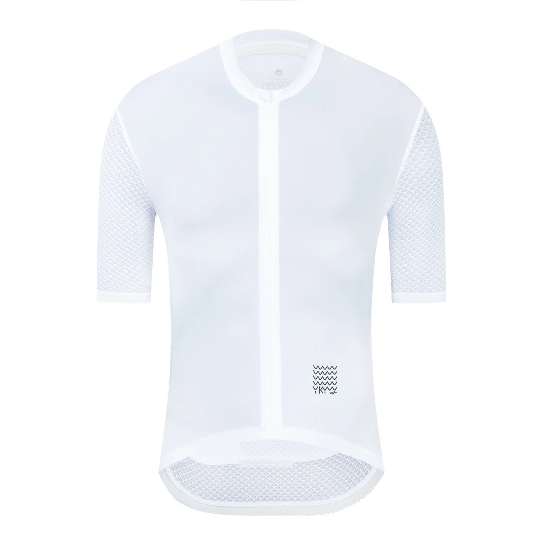 YKYWBIKE Men's Cycling Jersey Summer Road Bike Short Sleeve Shirt Lightweight SPF 50+ Bicycle Jersey MTB Riding Biking Clothing