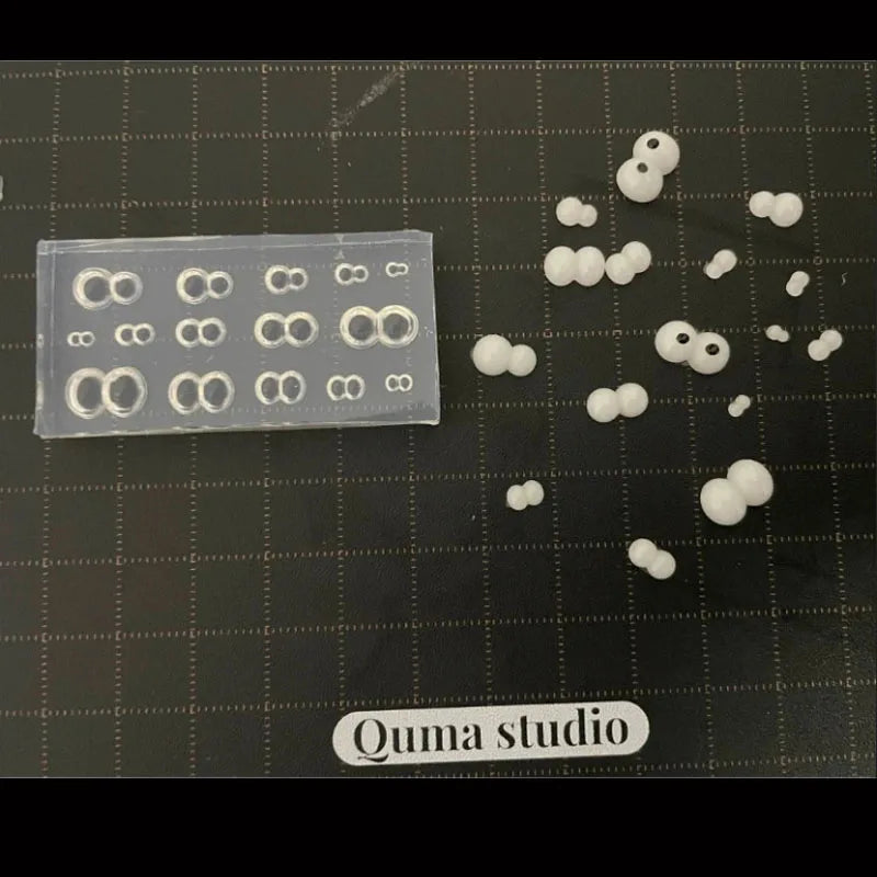 DIY Mini Eye Coal Ball Shaped Silicone Epoxy Resin Mold Resin Moulds Jewelry Mold