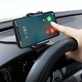 Car Mobile Phone Holder, 360 Degree Rotatable Cell Phone Stands, Car Rack Dashboard Support for Auto Grip, Fixed Bracket