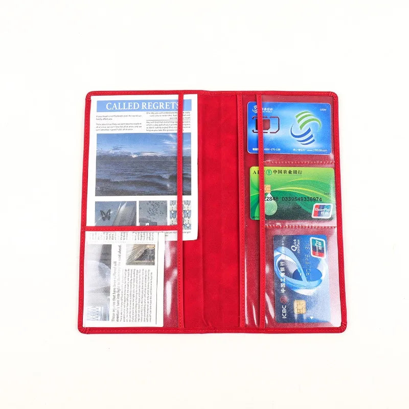 2025 Car Registration Insurance Holder Leather Men Driving License Cover Auto Documents License Storage Bag Credit Card Wallet