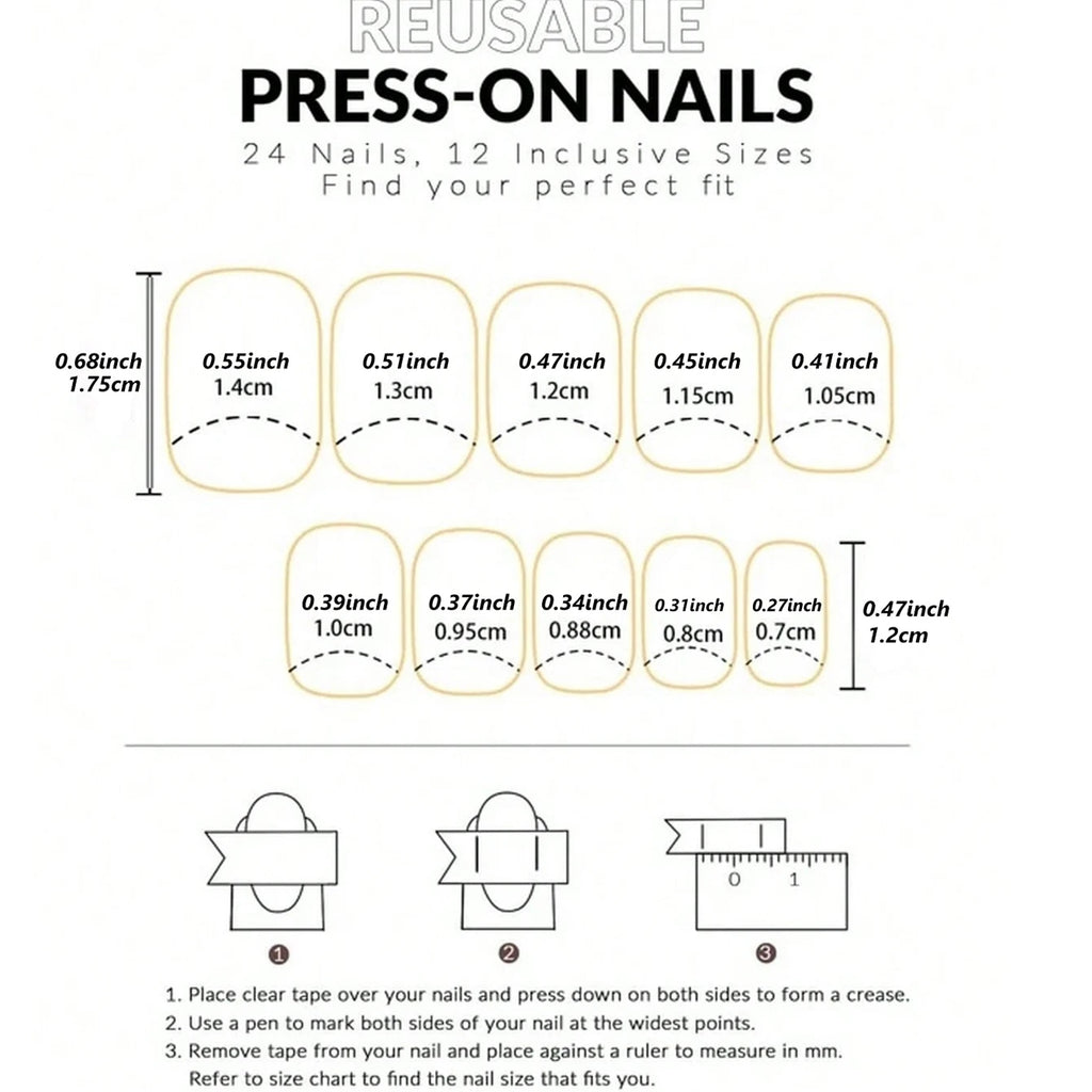 24PCS Pink Glitter French Press-On Nails Short Almond False Nails Glitter Full Cover Gloss Reusable  Nails for Women