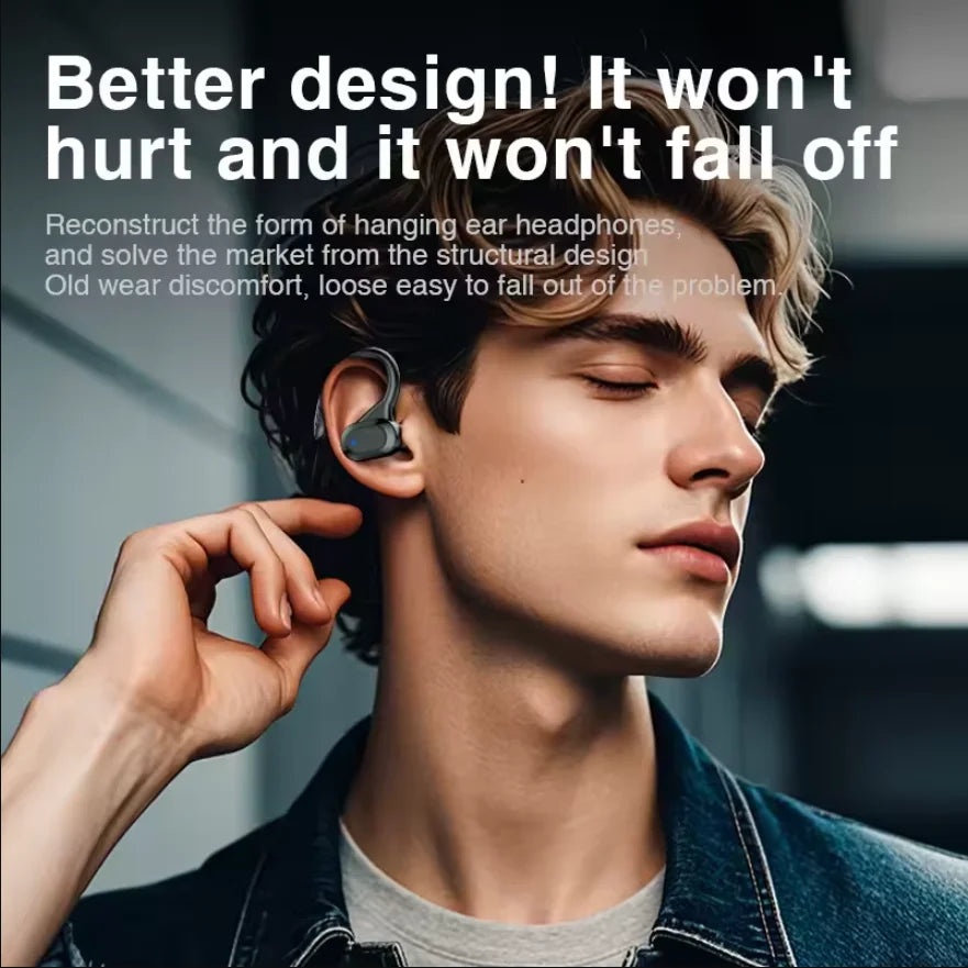 SP16 Series Sports Wireless Earphones BT Over-Ear Buds with Earhooks Running In-Ear Headphones for Fitness And Active Lifestyle