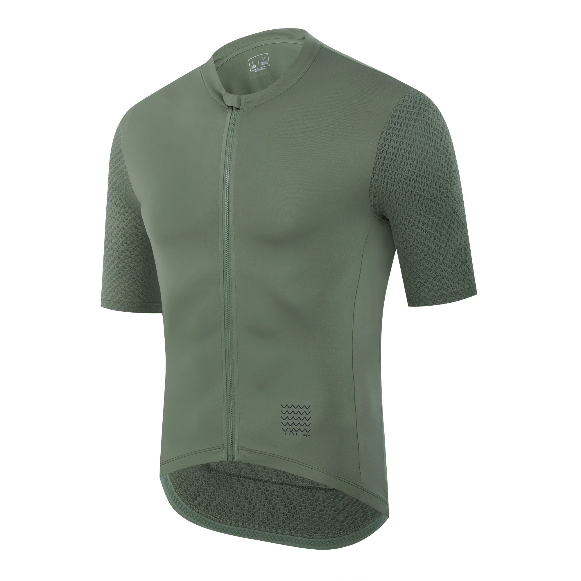 YKYWBIKE Men's Cycling Jersey Summer Road Bike Short Sleeve Shirt Lightweight SPF 50+ Bicycle Jersey MTB Riding Biking Clothing