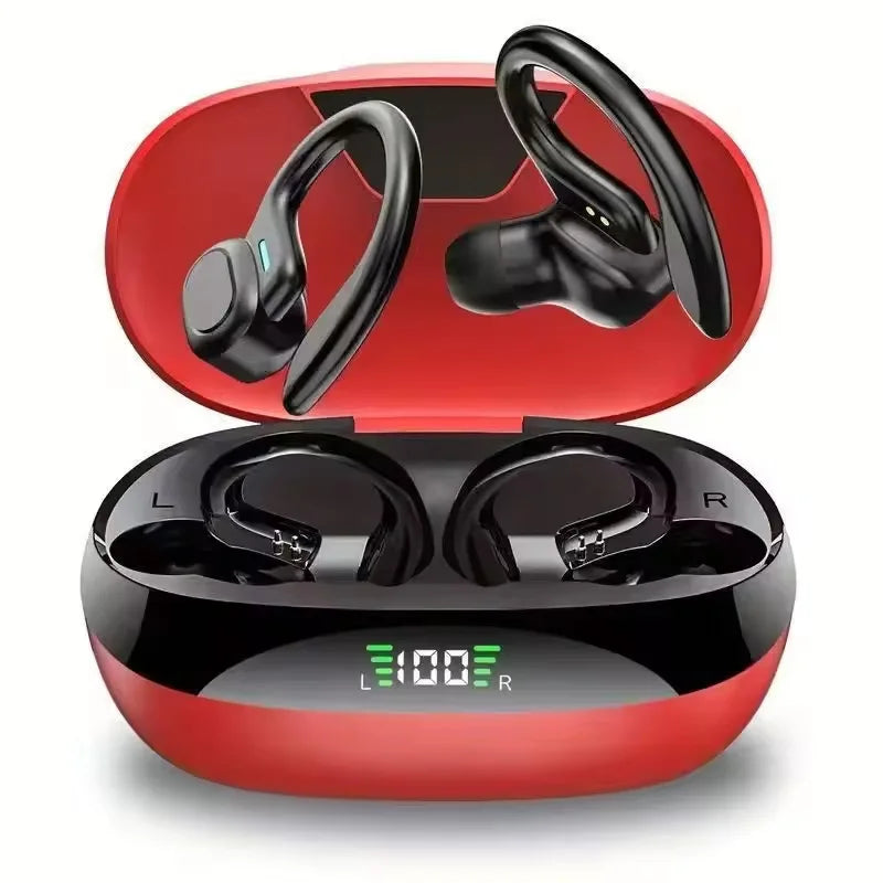Original Drahtlose Kopfhörer Ture Drahtlose Ohrhörer Ohr Haken Sport HiFI Stereo Wasserdichte Headset Mit Mikrofon TWS Kopfhörer