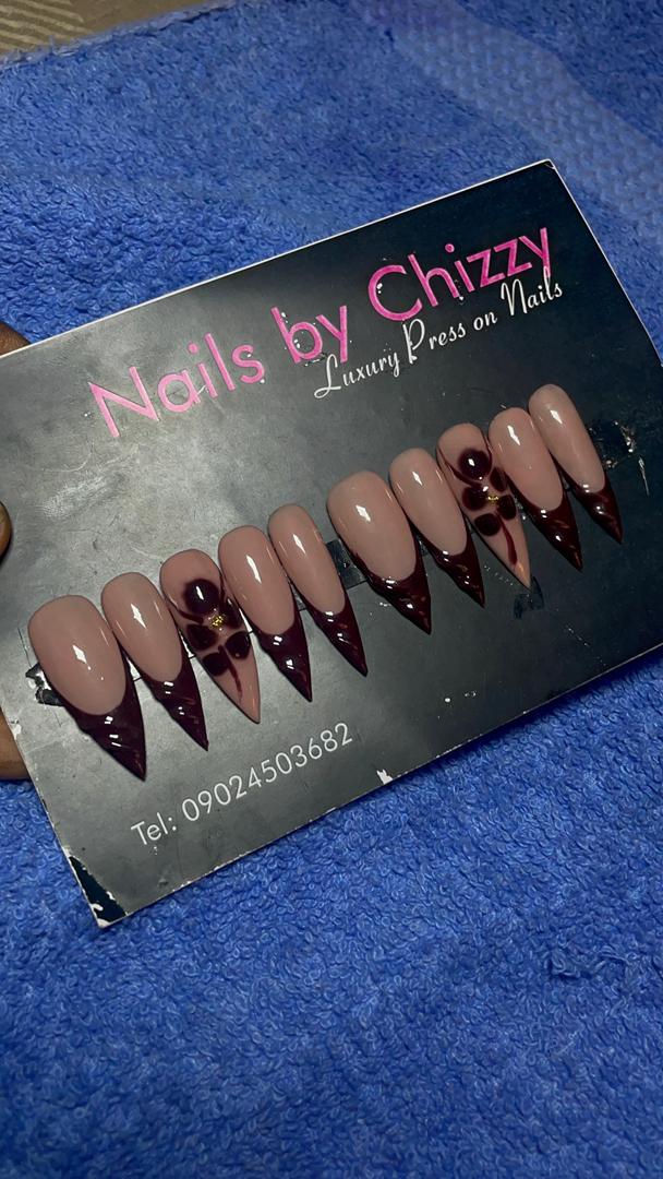 Nude Brown Luxury Press On Nails ✨