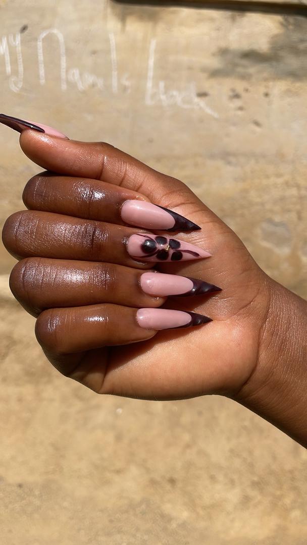 Nude Brown Luxury Press On Nails ✨